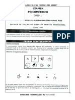 Psicometrico 2019 I PDF