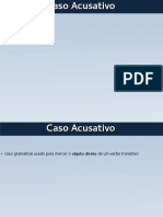 caso acusativo