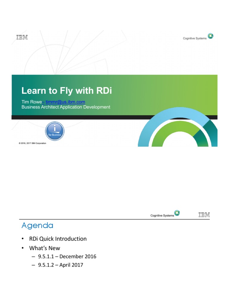 RDi - Learn To Fly With RDi PDF | PDF | Ibm Rpg | Ibm System I