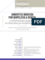 Gingivitis inducida por biopelícula y enfermedades gingivales no inducidas: clasificación y manifestaciones