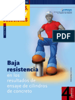 4.- BAJA RESISTENCIA EN LOS RESULTADOS DE ENSAYE DE CILINDROS DE CONCRETO.pdf