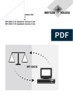 Reference Manual Standard Interface Command ... - Mettler Toledo PDF