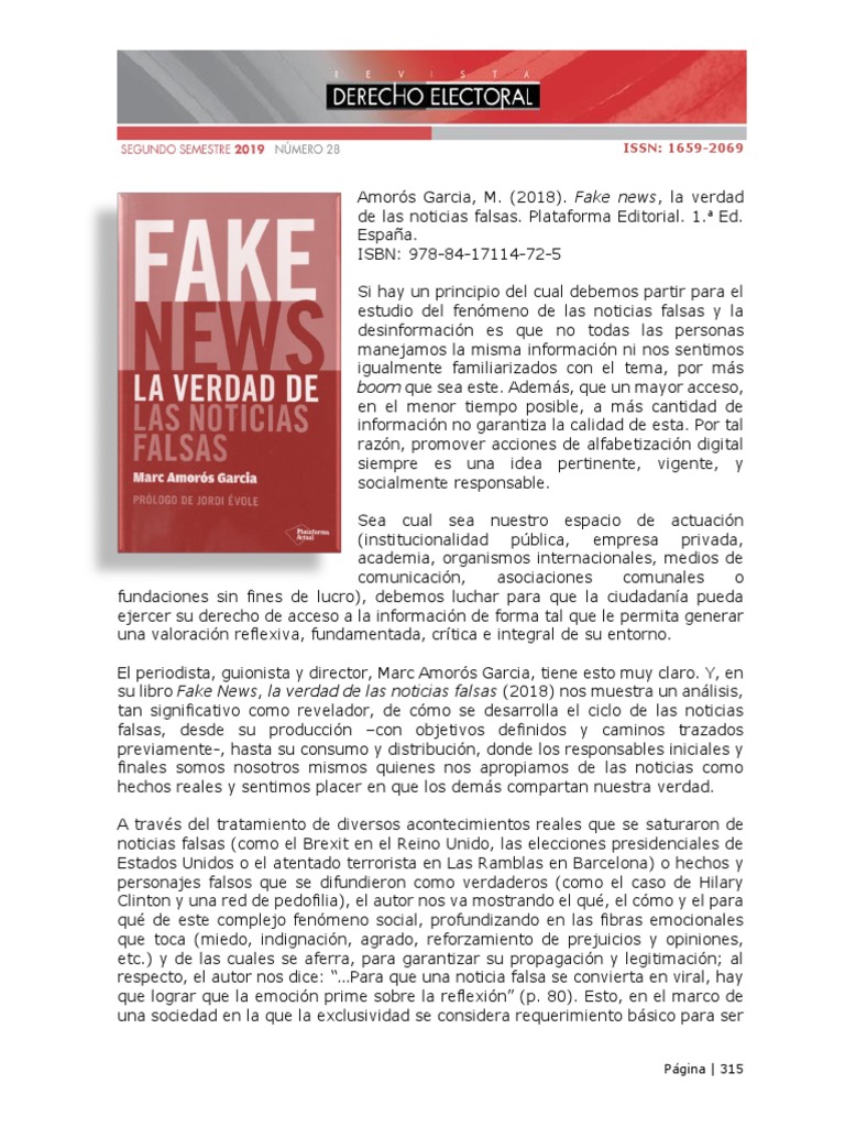 Fake News PDF | PDF | Información | Verdad