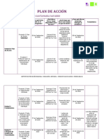 Plan de Acción de Una Asignatura