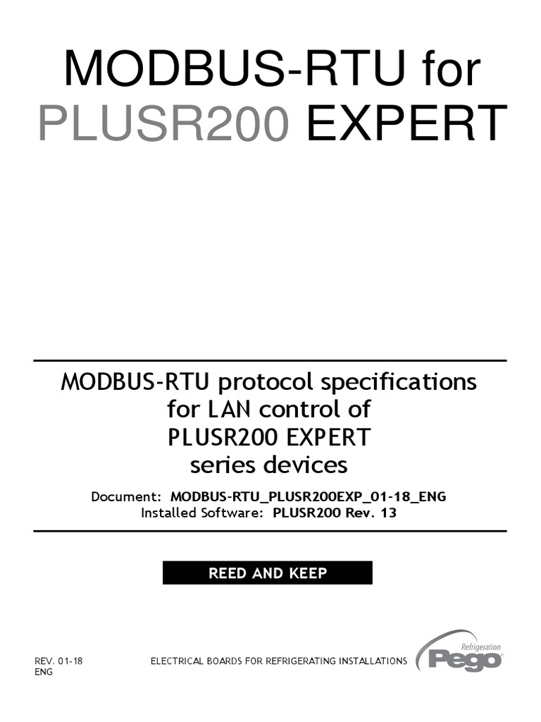 Modbus-Rtu For Expert: PLUSR200 | PDF | Subroutine | Bit