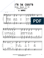 Partitura Coral Rosto de Cristo PDF