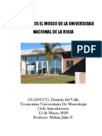 INFORME #2 Museo de La Universidad de La Rioja