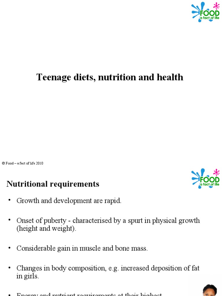 Healthy Eating For Teenagers | PDF | Bulimia Nervosa | Healthy Diet