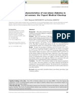 Prevalence and Characteristics of Non-Obese Diabetes in Japanese