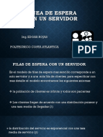 Linea de Espera Con Un Servidor PDF