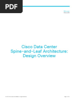 Cisco Data Center Spine-And-Leaf Architecture - Design Overview White Paper