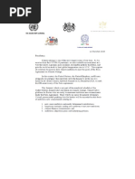 Climate Change Letter UN