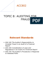 Week 13 Lecture NotesA - Auditing For Fraud