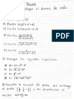 Taller 2, Calculo Multivariado