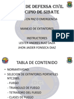 Capacitacion Manejo de Extintores PDF