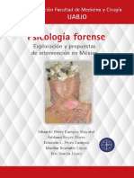 Psicologia Forense. Exploracíon y Propuestas de Intervención en México.