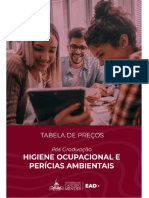 (Atendimento) Tabela de Preços - Pós Graduação Higiene Ocupacional e Perícias Ambientais - UCAM-Campos-RJ - Documentos Google