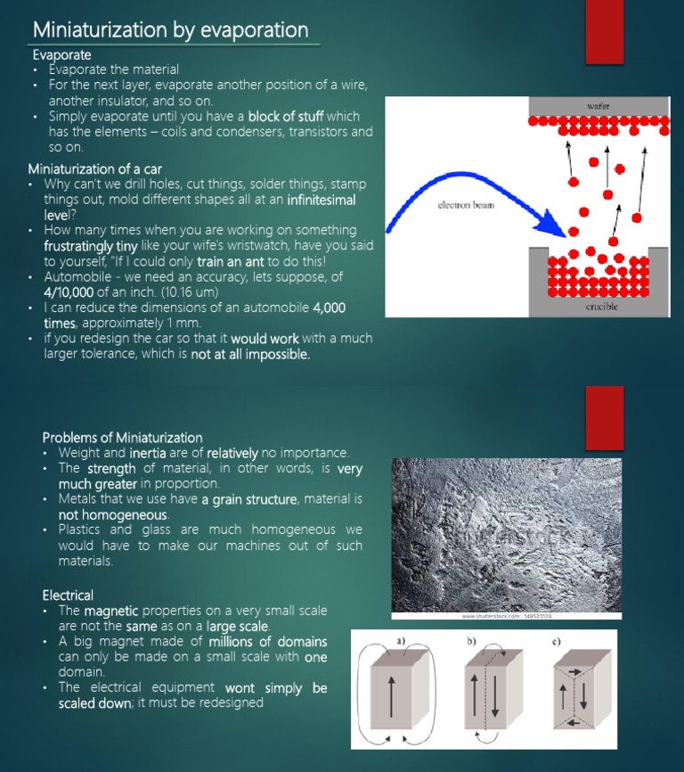 Miniaturization Techniques and Challenges | PDF | Home & Garden ...