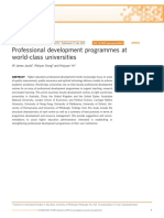 Professional Development Programmes at World-Class Universities