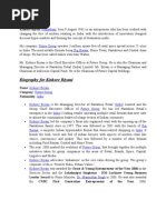 Download Kishore Biyani by Chinmaya Meher SN48265068 doc pdf