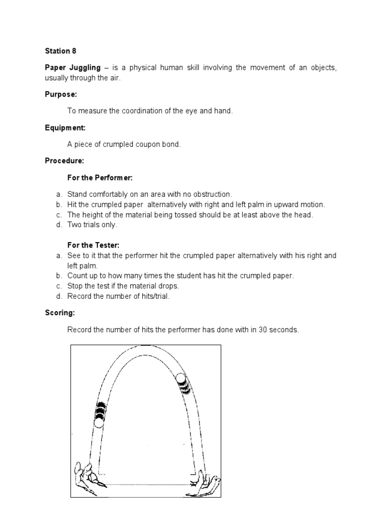 STATION 8Paper Juggling (PILOT TEST) PDF