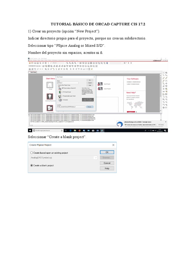 Tutorial Orcad Capture CIS 17.2 | PDF | La interacción persona ...