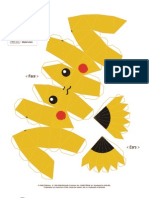 Pikachu PaperCraft
