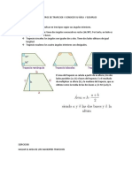 Tipos de trapecio: clasificación, fórmula del área y ejemplos