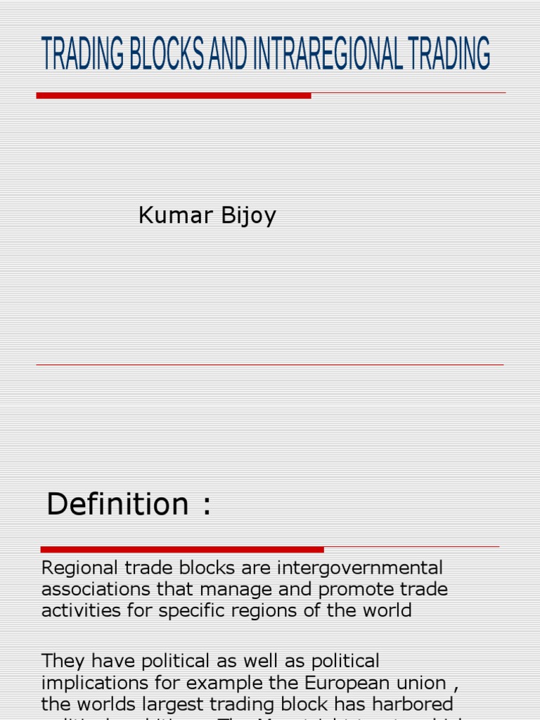 Overview of Major Trade Blocs | PDF | Business | Politics