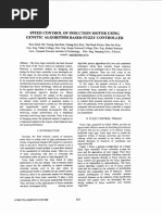 Speed Control of Induction Motor Using Genetic Algorithm Based Fuzzy Controller