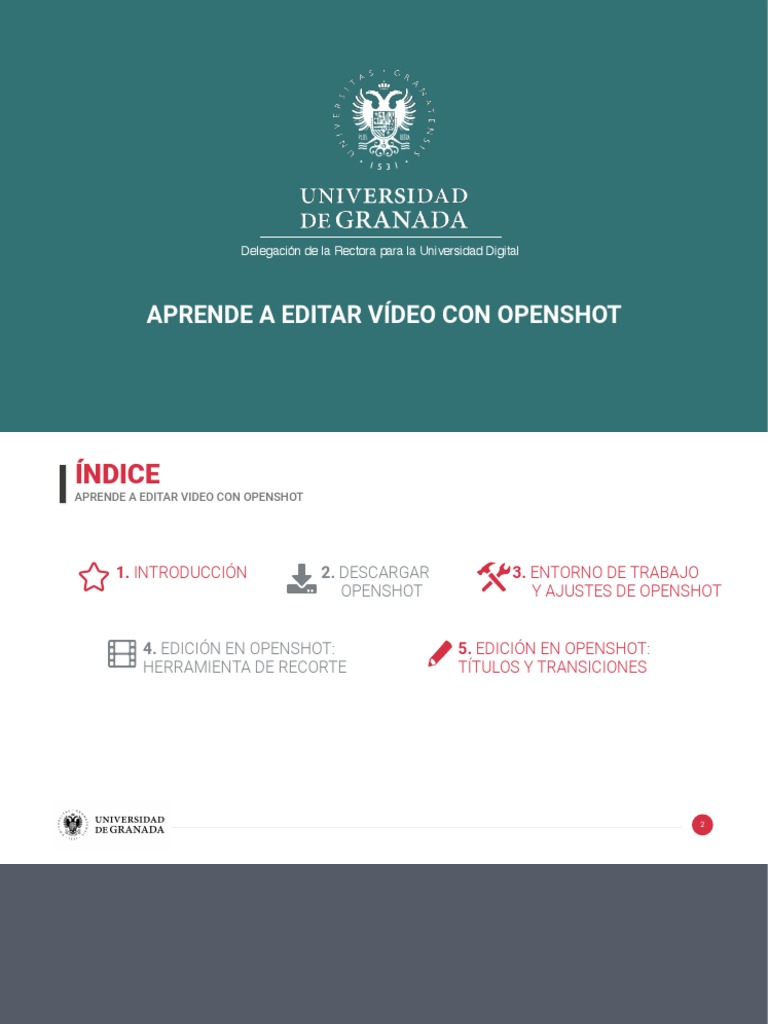 Tutorial openshot final pdf pdf v deo software multiplataforma