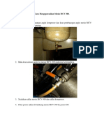 (KHUSUS ASISTEN) Cara Mengoperasikan Mesin MCV 300 PDF