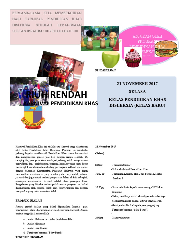 Riuh Rendah Karnival Pendidikan Khas Pdf