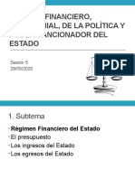 Sesion 5 Régimen Financiero, Patrimonial, de la Política
