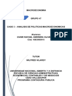 Caso 3 - Analisis de Las Politicas Macroeconomica - Ovier Herrera