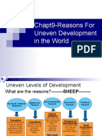 Chapt 9-Reasons For Uneven Development in The World