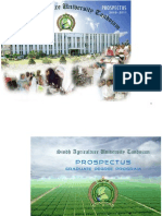 Sindh Agriculture University Prospectus Provides Insights into Programs & Career Opportunities
