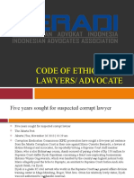 Code of Ethics of Lawyers