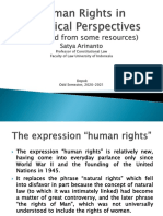 Human Rights in Historical Perspectives (Course Notes), 14 September 2020