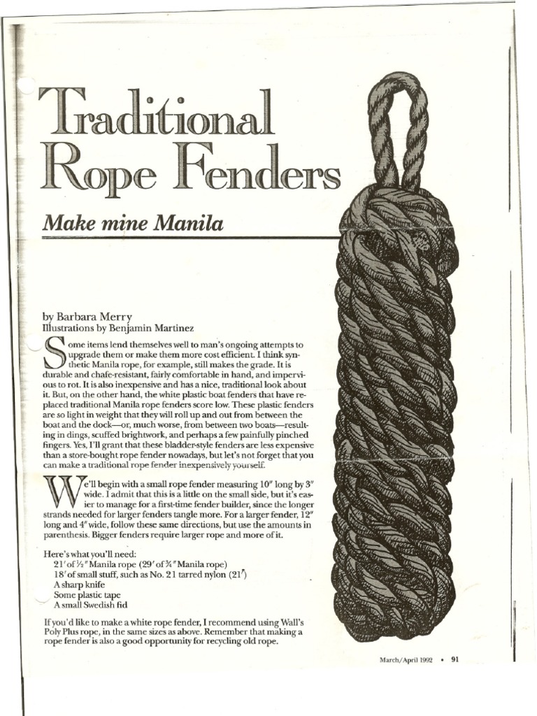 Fenders PDF Knot Rope