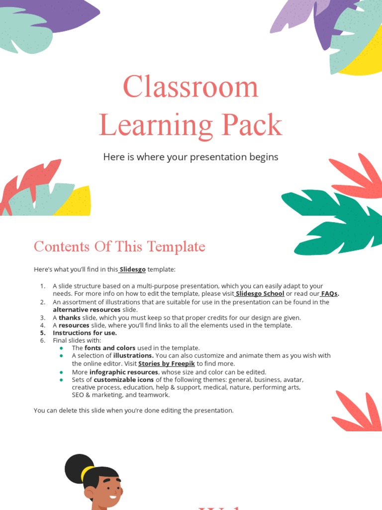 Classroom Learning Pack by Slidesgo | PDF | Planets | Solar System