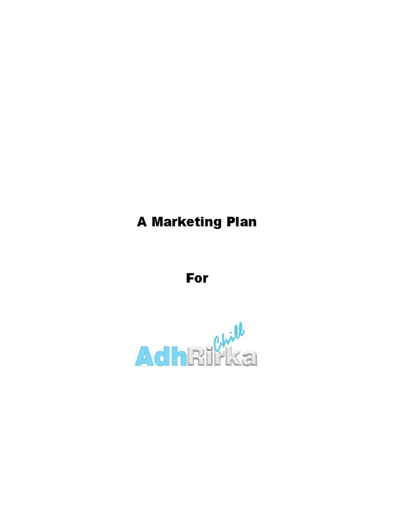 A Marketing Plan | PDF | Market Segmentation | Marketing