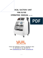 Medical Suction Unit YNK-SU100 Operating Manual: Master@yuilcorp - Co.kr WWW - Yuilcorp.co - KR
