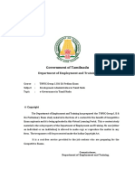 E-Governance in Tamil Nadu - 1st - Chapter PDF