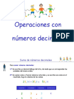 Operaciones Con Decimales