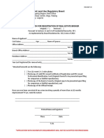 Application For Registration of Real Estate Broker PDF
