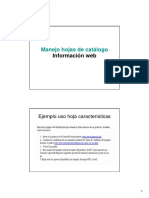 Manejo de Hojas Características PDF