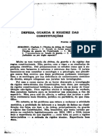 PONTES DE MIRANDA, Francisco Cavalcante. Defesa, Guarda e Rigidez Das Constituições - Parte I