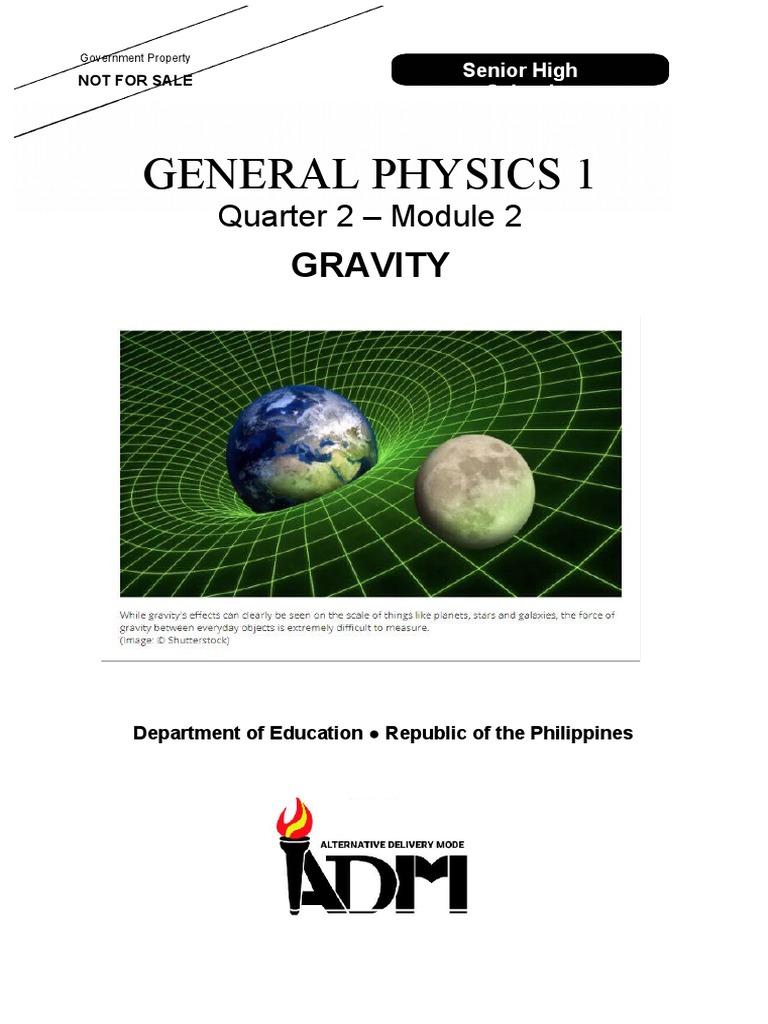 General Physics 1: Gravity | PDF | Orbit | Gravity