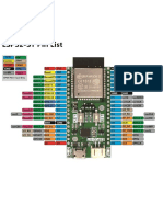 ESP32-ST Pin List: Control Gpio ADC Uart Sdio DAC Touch